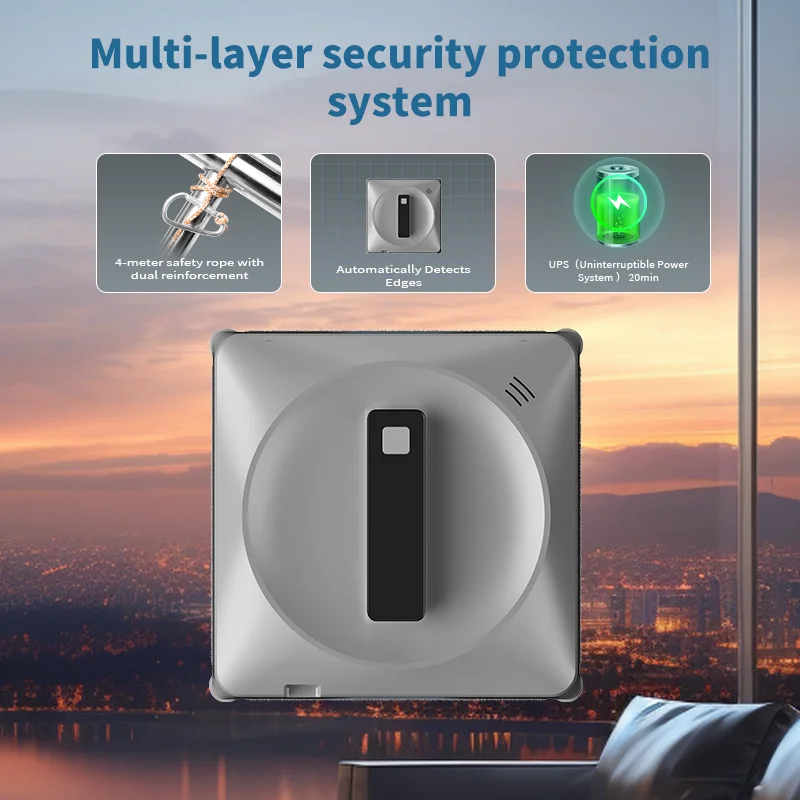 Window-cleaning robot, intelligent window glass cleaning machine, electric glass remote control, automatic window cleaning