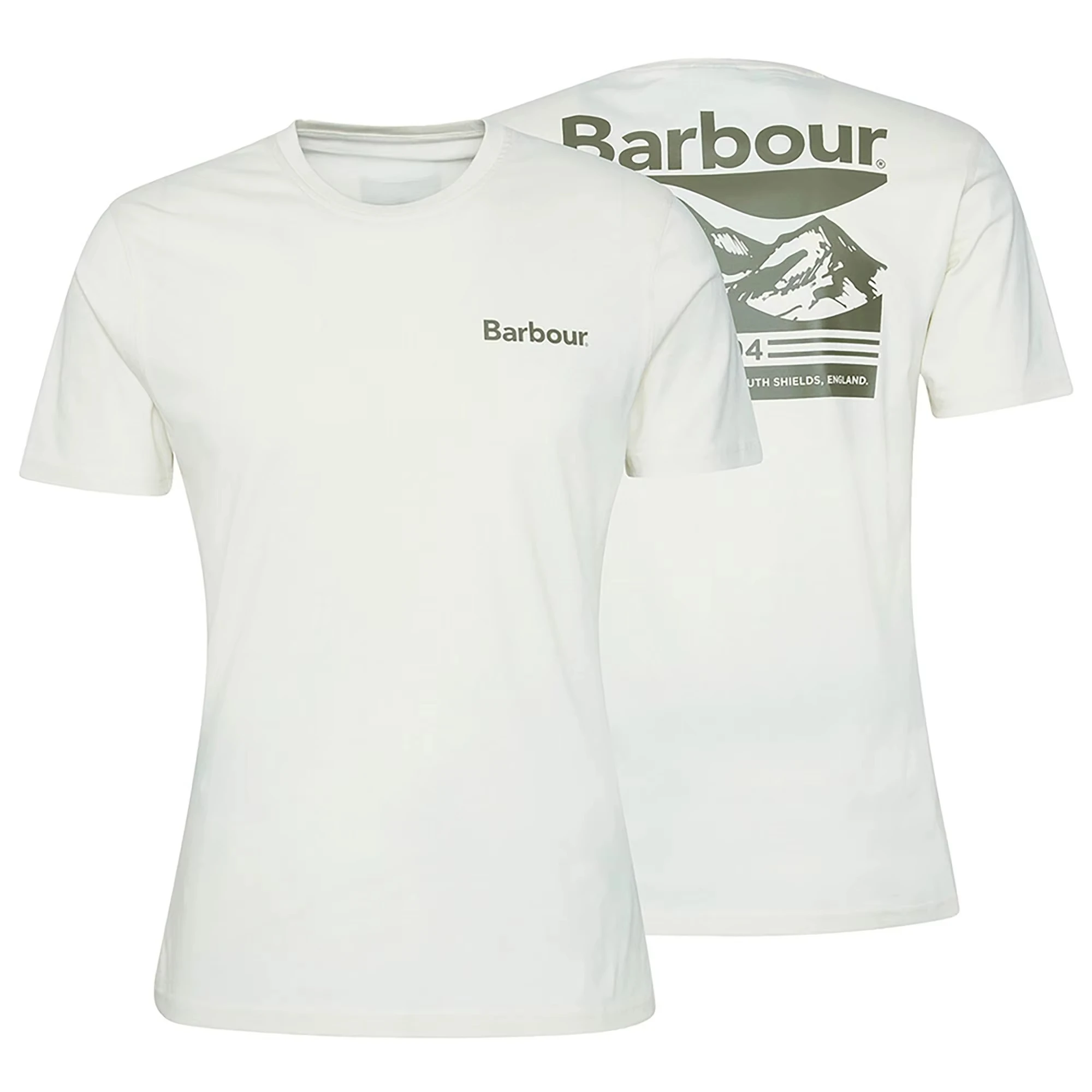 

Barbour Men's Camber Graphic T-Shirt Peripheral Pattern Printing Summer Luxury Brand Cotton harajuku t shirt