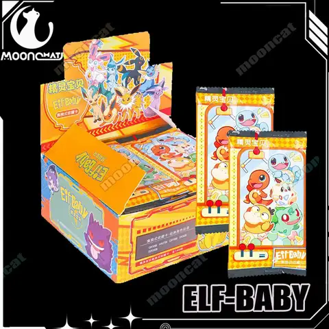 Juego de Anime Elf-Baby Card, colección de tarjetas de lujo para mascotas, caja de regalo de intercambio, tarjetas, pasatiempos para niños, juguetes para coleccionar, regalo de cumpleaños para niños
