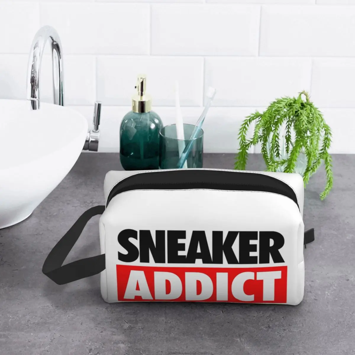 

Косметичка-органайзер Sneaker Addict Box для хранения косметики, дорожный несессер для женщин, косметичка для путешествий, пенал