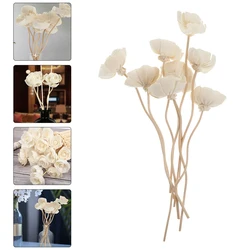 9pcs Fireless Aroma Dried Flower Cane Essential Oil Diffuser Aromatherapy Sticks Replacement Diffuser Rods Rattan Diffuser Stick