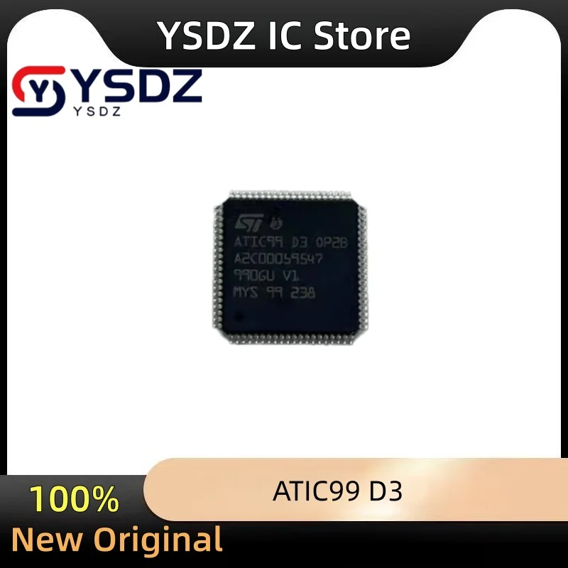 (1-5Pcs/Lot) 100% New original ATIC99 D3 A2C00059547 OP2B ATIC99D3 For automotive computer board QFP80 Car Performance IC Chip