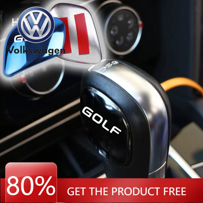 

For VW Volkswagen Jetta MK5 Golf 2025 New Car Gear Knob Panel Sticker Styling For Volkswagen VW Golf 5 6 7 GTI Passat B6 B7 MK6