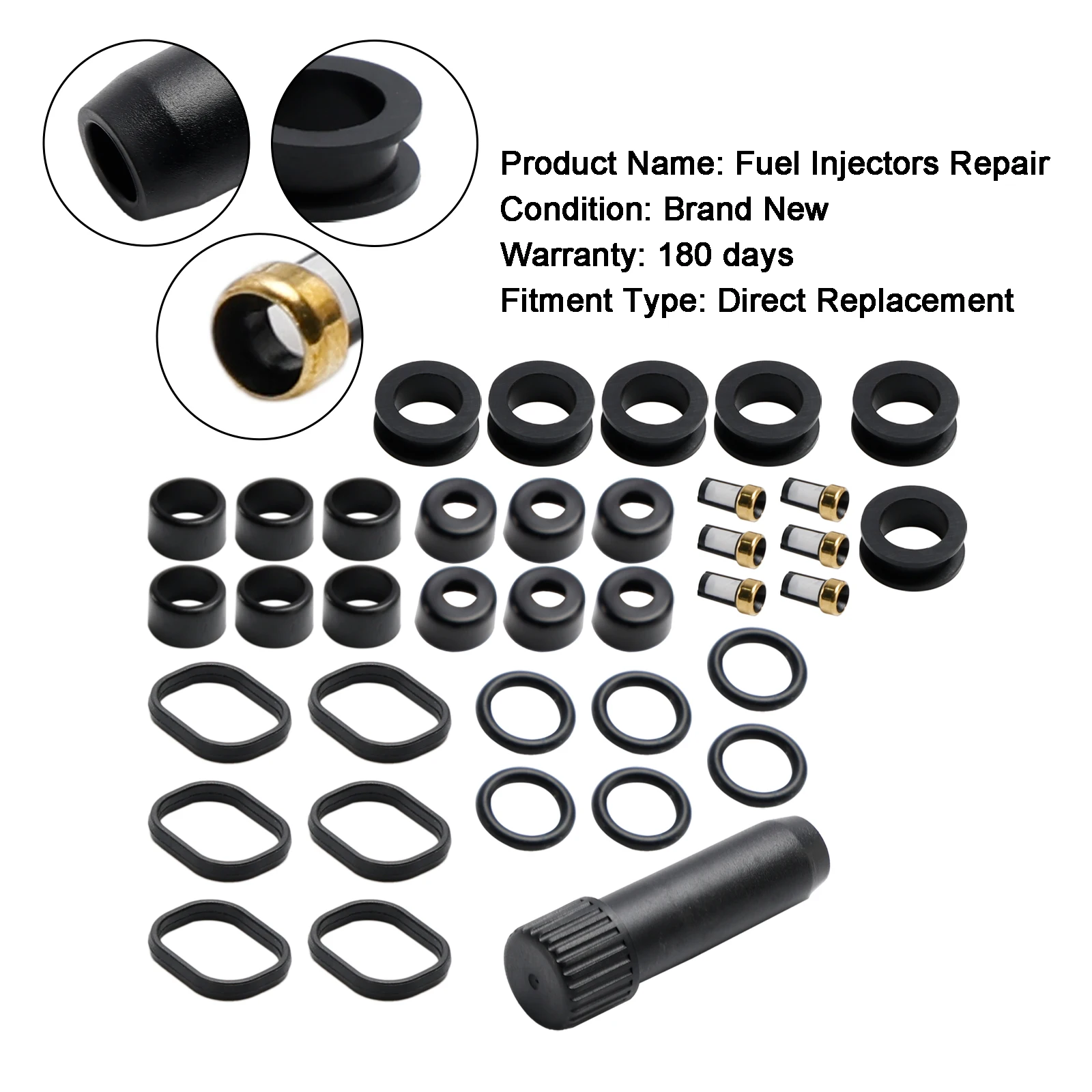 Artudatech Fuel Injector Repair Seal Kit 23250-20030 Fit Lexus ES300 ES330 RX330 RX400H