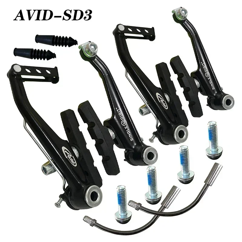 AVID Brake Levers Aluminum Alloy MTB Brake Handle Levers V Disc High Quality Brakes Cable Road Bike Brake Kit for SRAM