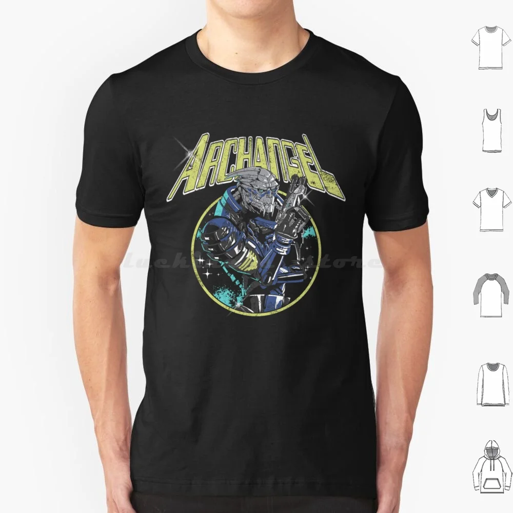 The Vakarian Mass Effect T Shirt Big Size 100% Cotton Mass Effect N7 Bioware Shepard Commander Shepard Gaming Video Games