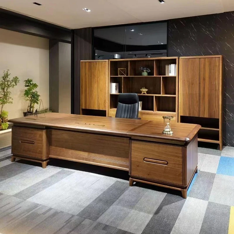 Desk Office Tables Furniture Professional Automatic Corner Room Desks Offer Workstation Computer Tisch Offices Reception Work