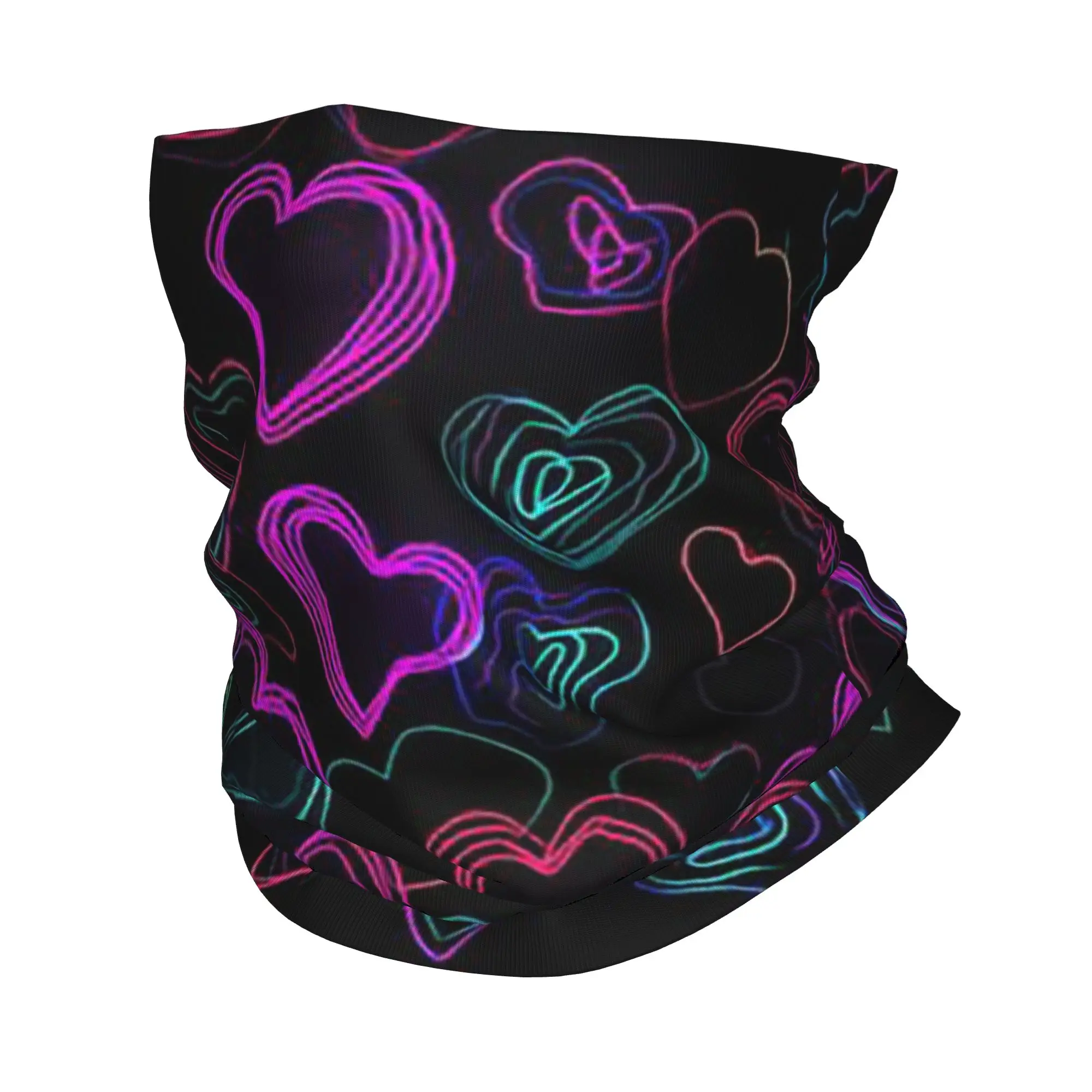 

Love Color Patterns Bandana Neck Gaiter Printed Magic Scarf Multi-use Headband Running Unisex Adult