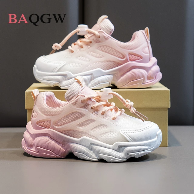 Gradient Color Children s Casual Shoes Summer Girls Shoes Kids Sneakers Boys Tennis Shoes Fashion White Sport Shoes Size 26 37 AliExpress