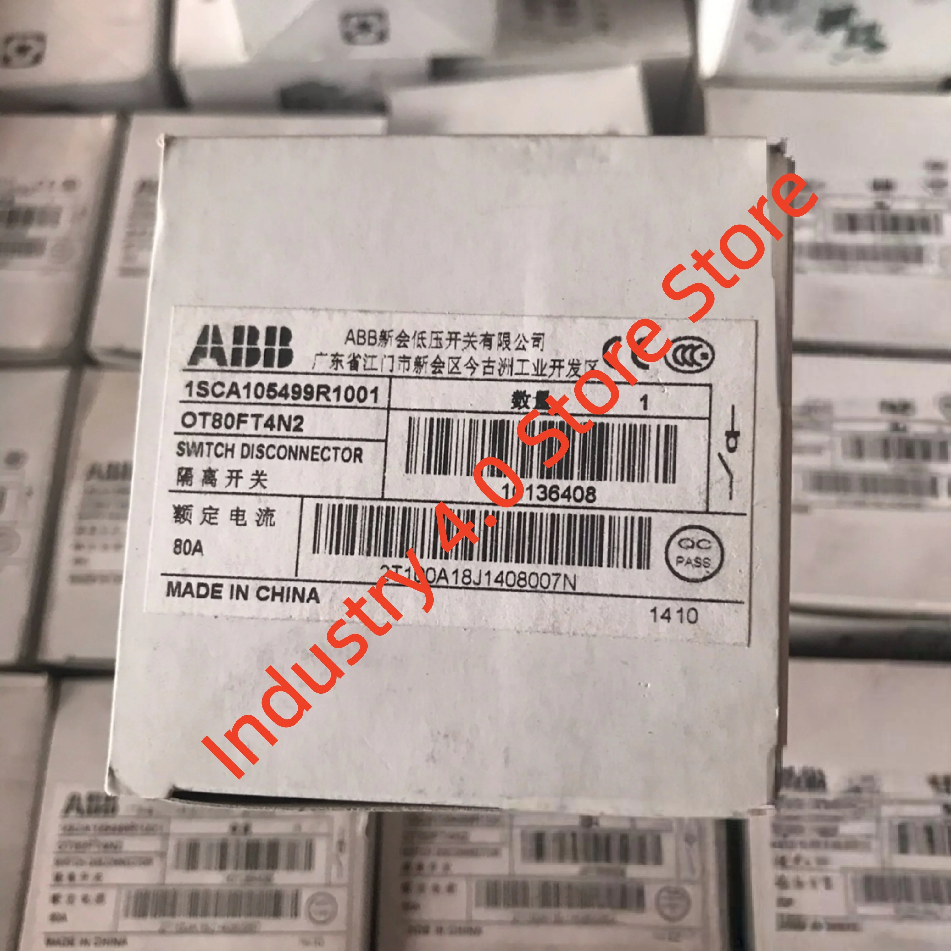 연결 해제 스위치 OT80FT3 1SCA105431R1001 새 제품 OT80FT4N2 1SCA105499R1001