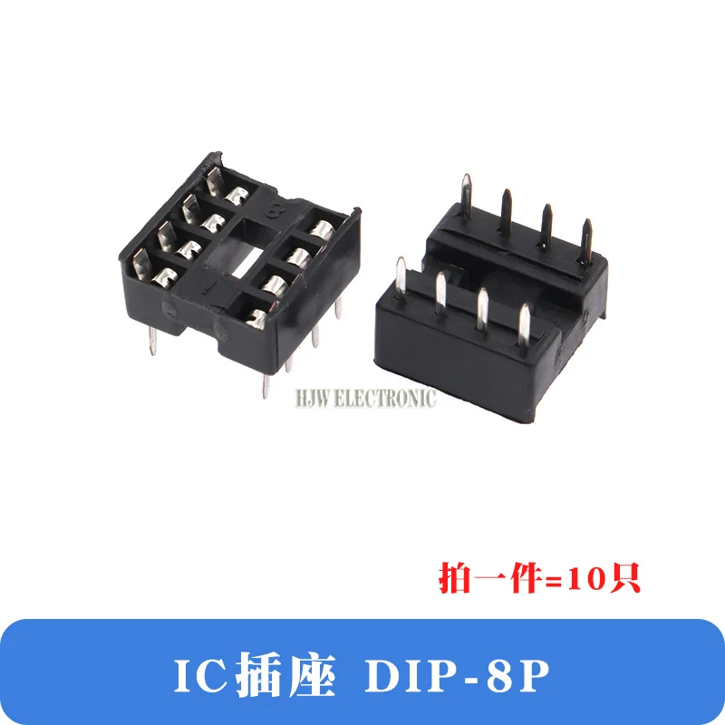 10PCS IC Sockets DIP6 DIP8 DIP14 DIP16 DIP18 DIP20 DIP28 DIP40 pins Connector DIP Socket 6 8 14 16 18 20 24 28 40 pin