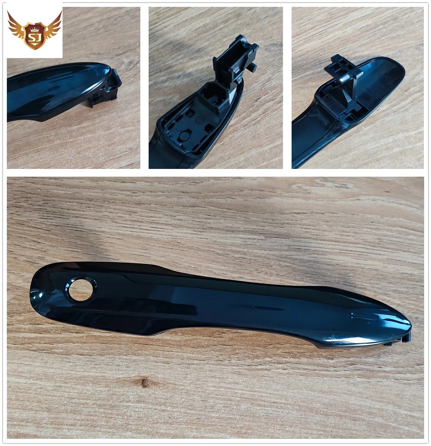 Exterior Door Handle for Camry XV70 2018-2023, Avalon 2019-2022 Levin D-4T Left and Right, Smooth Black Front and Rear