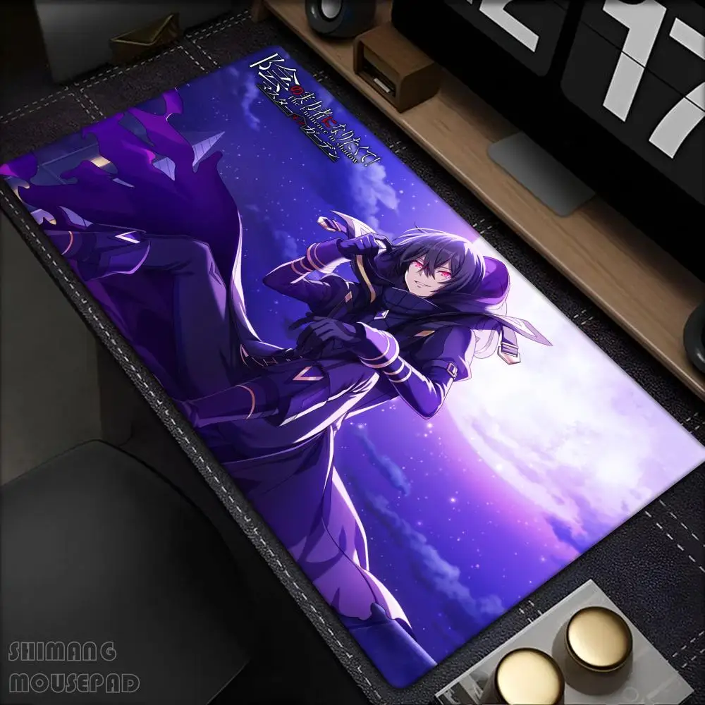 Anime The Eminence in Shadow Mauspad, großes Tastatur-Mauspad, rutschfestes Gummi-Gaming-Mauspad, Laptop-Mauspad