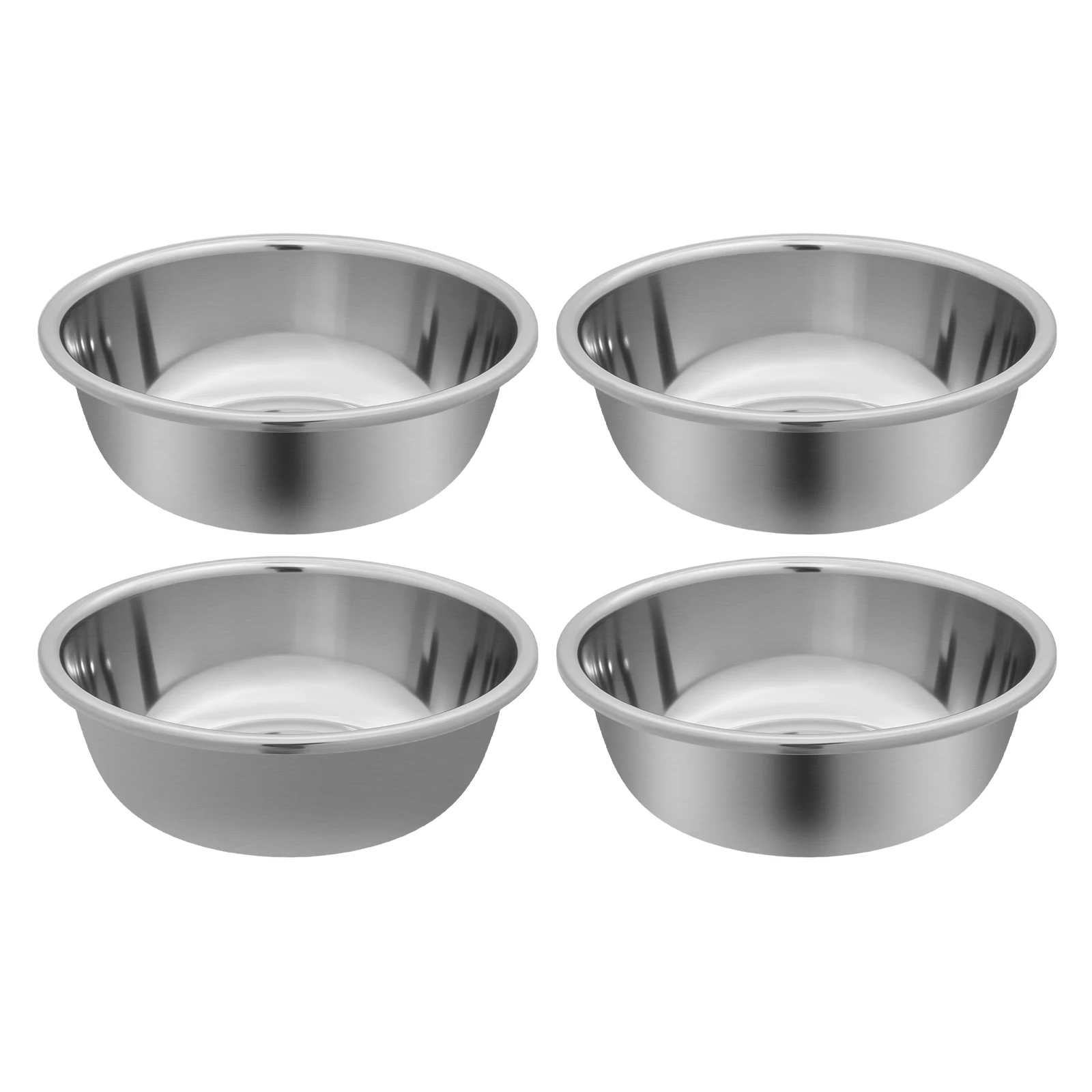 

4 Pcs Stainless Steel Mixing Bowl Set, Extra Large Basin Salad Basin Soup Bowl for Baking Dough Salad Party Food Prep ﻿