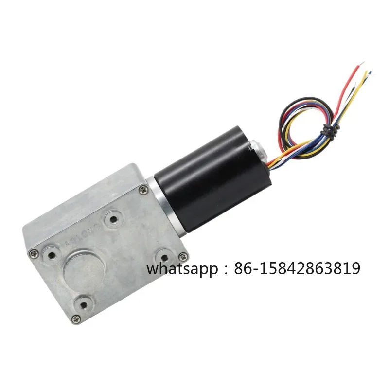 NewA5882-4260 High Speed Long Life Mini DC Brushless Worm Gear Motor 24v 8000Rpm Dc Motor with High Torque Worm Gear Reducer