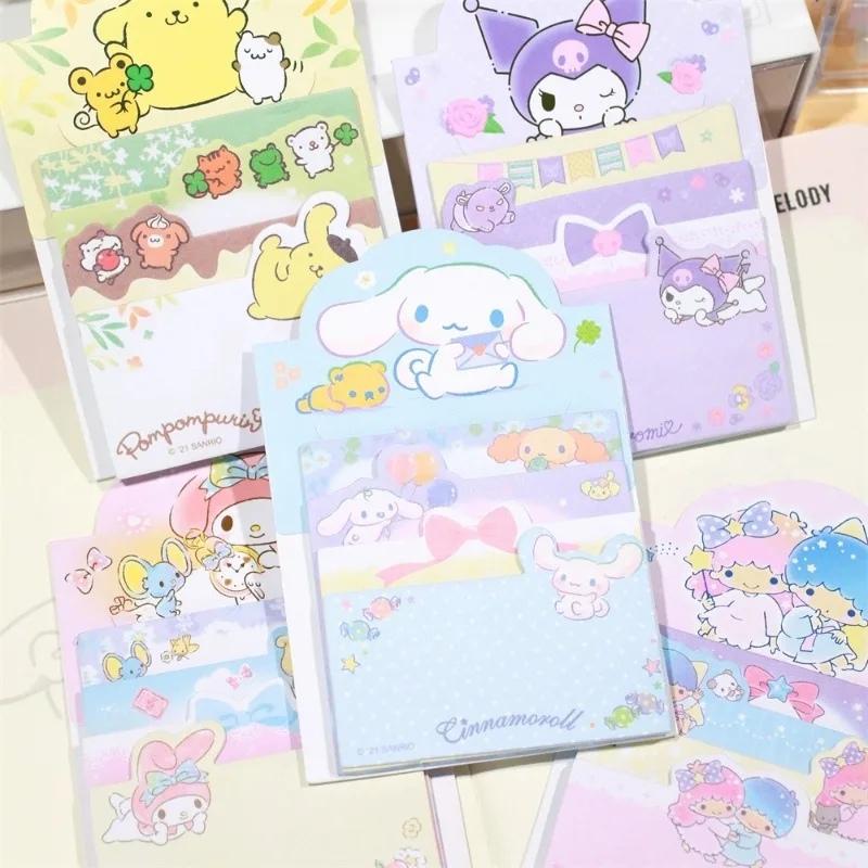 

Hello Kitty Sticky Notes Cute Cartoon Layered Sticky Notes Message Combinations Desktop Accessories Student Gift Wholesale