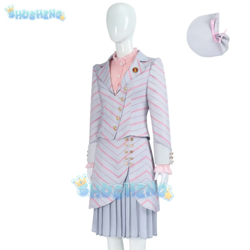 グリンダエルファバの魔女のコスプレ衣装,黒いドレスと帽子,ロールプレイング服,パーティー,新しい,魔女,2024