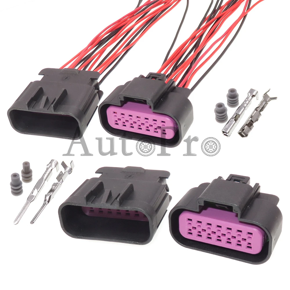 1 Set 14 Hole 15326861 AC Assembly Auto Accessories Auto Urea Pump Assembly Waterproof Male Plug Female Socket 15326856