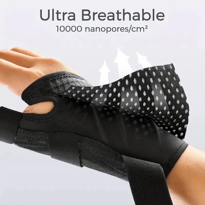 Imagen 4: Soporte para pulgar y muñeca: compresión ajustable para tendinitis y alivio del dolor articular