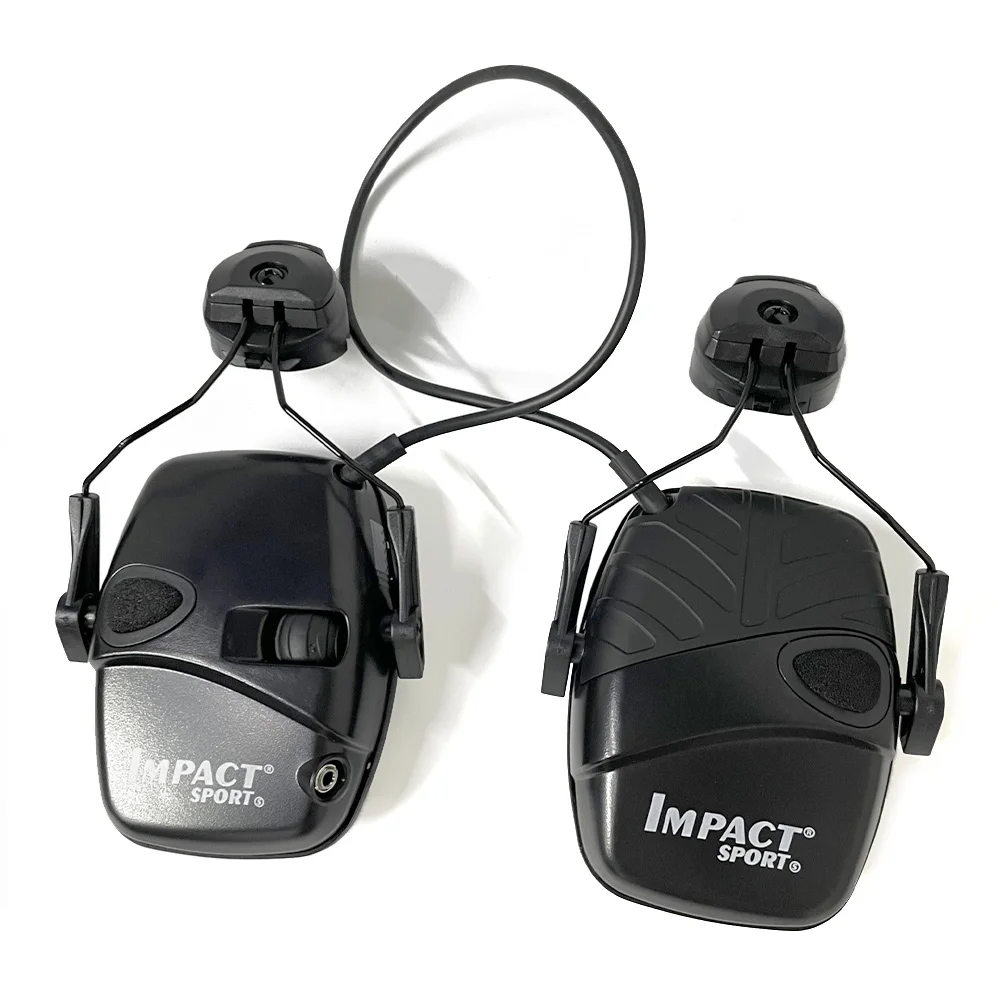 Sport Hunting Shooting Helmet Electronic Earmuffs Helmet Track Adapter Tactical Headphone Holder Noise Reduction