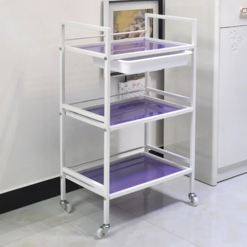 Wózek na kółkach Beauty Car Bedside Bedroom Kitchen Salon Carrello Carrito Auxiliar Organizador De Belleza Organizador Ruedas