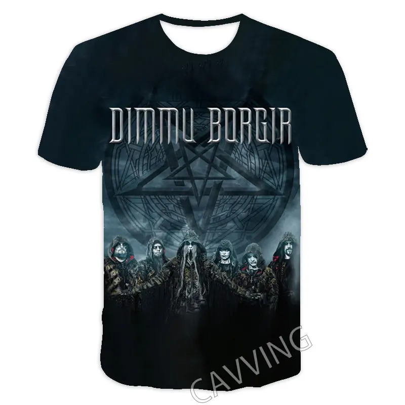 New Fashion Women/Men's 3D Print  DIMMU BORGIR  Rock  Casual T-shirts  Hip Hop Tshirts Harajuku Styles Tops Clothing  T01 - view 4