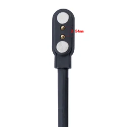 USB DC Magnetic Charging Cable2.54mm USB 1 to 2 pogo pin Magnetic Charge  connector Male for Smart Watch GT88 G3 KW18 Y3 GT68