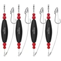 4pcs black 3in
