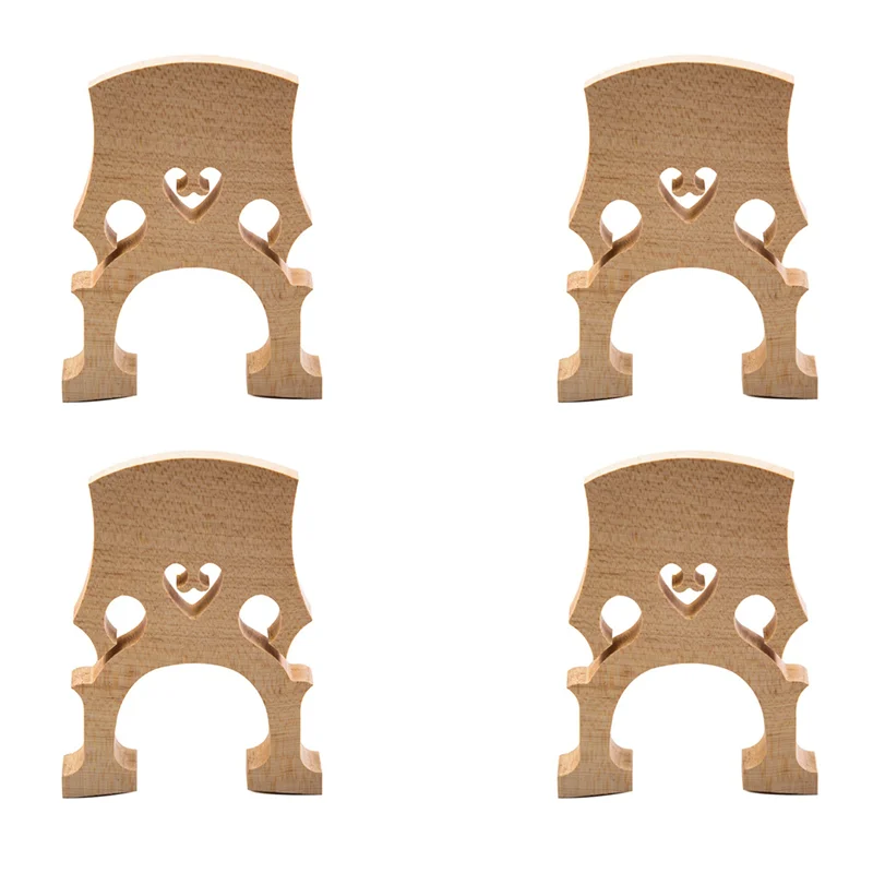 

4X 3/4 Regulated Double Bass Bridge Contrabass Bridge Upright Bass Bridge-AT20