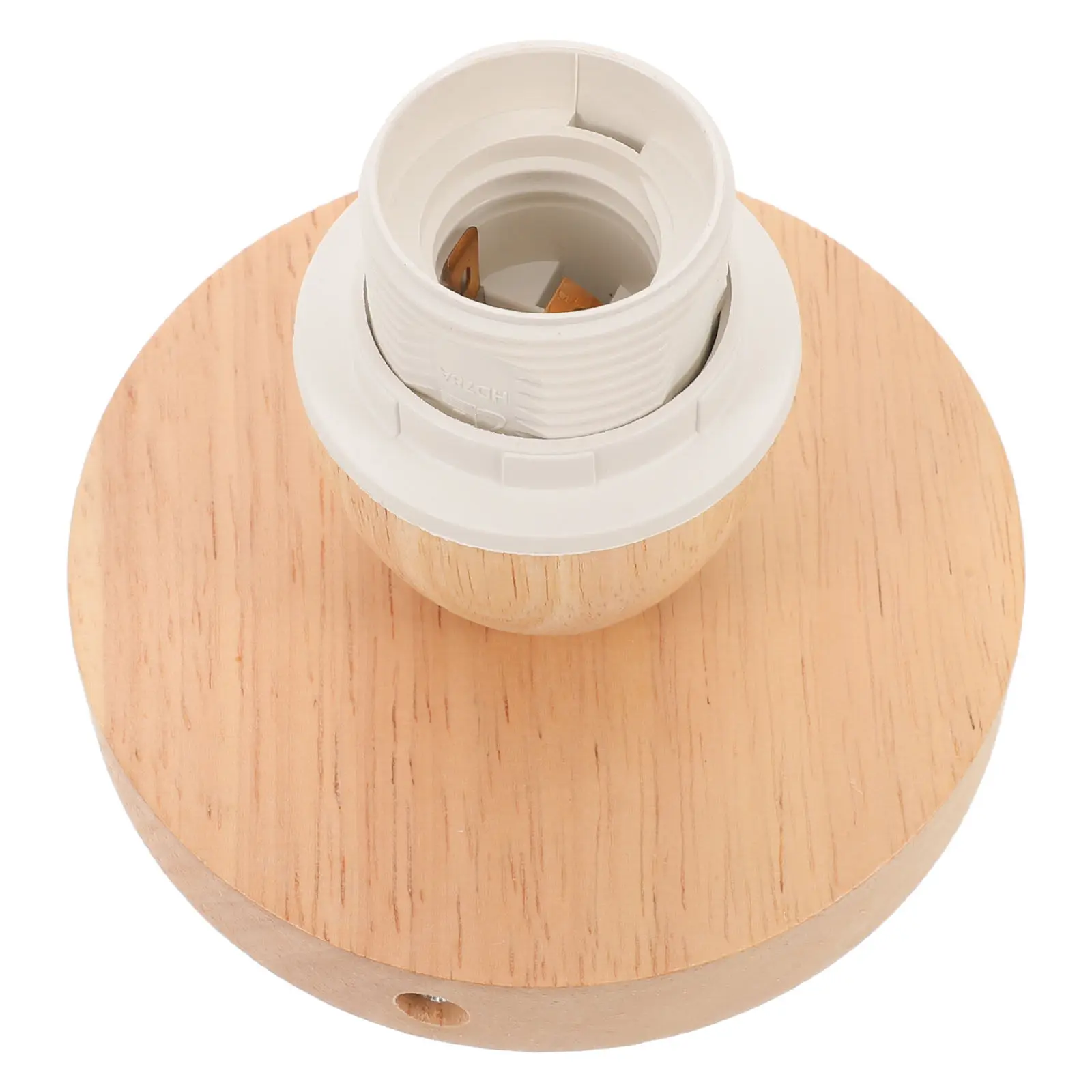 

1Set Wooden Ceiling Light Base E27 Screw Socket Vintage Bulb Holder Replacement Ceiling Lamp Holder for Restaurant Bar Home