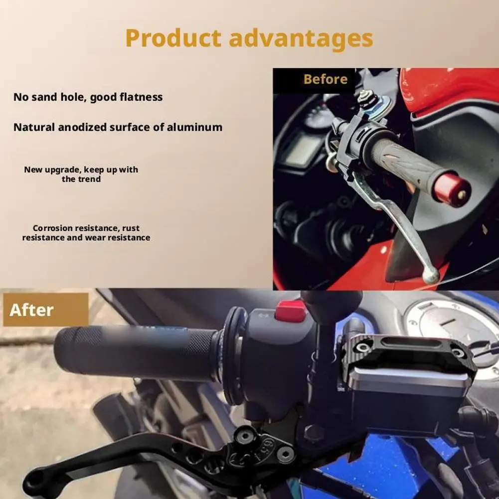 عتلات أسطوانة رئيسية لقابض الفرامل للدراجات النارية عتلات أسطوانة رئيسية لمقود ألومنيوم عالمي متينة