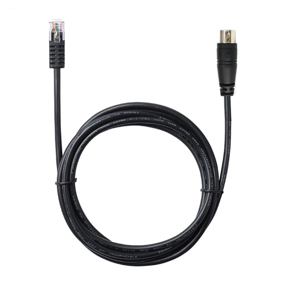 PS/2(Mini Din 6 Pin) to RJ12 6Pin Cable for Fanatec Pedals /Shifters to Fanatec Wheels Cable