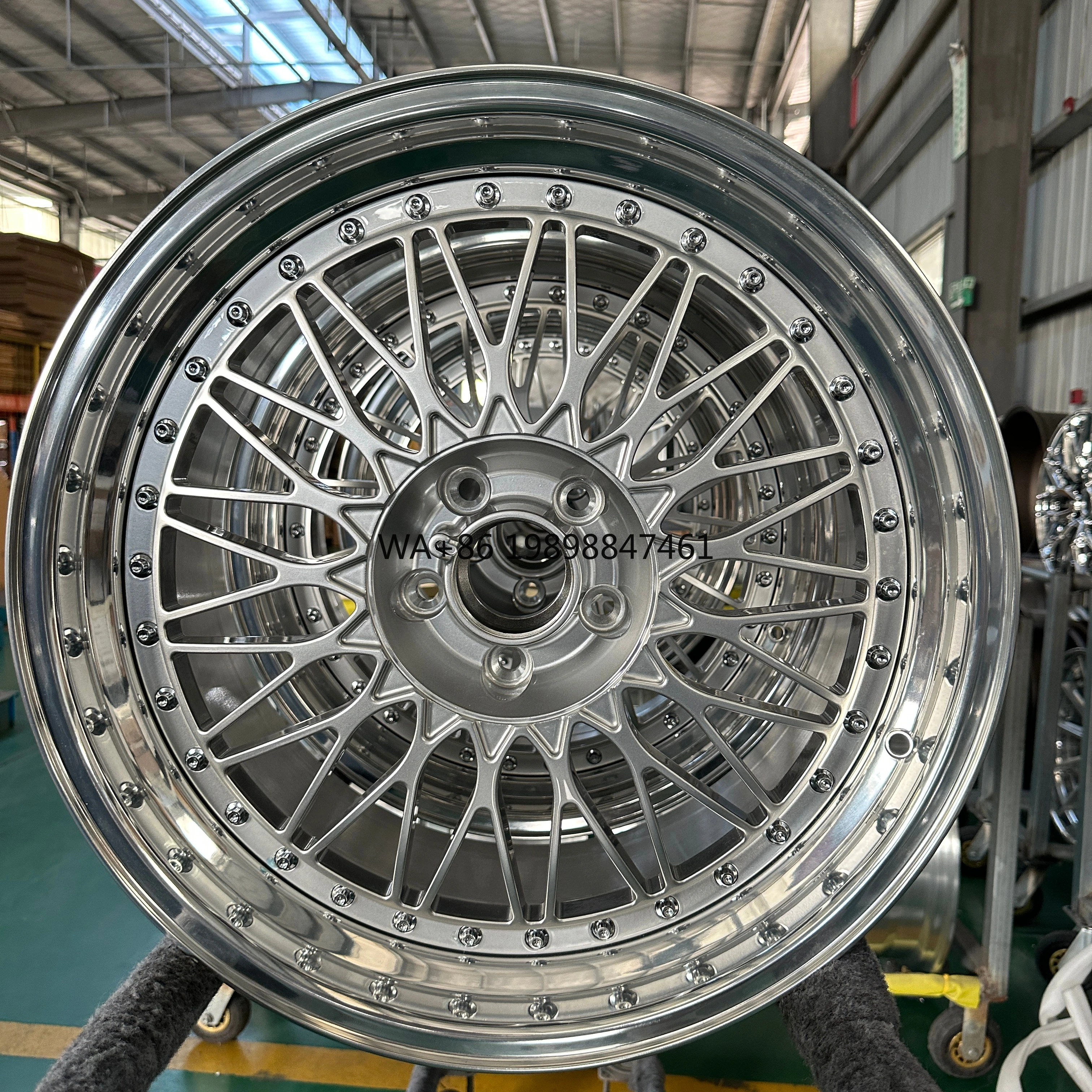 

BLD 15-18 Inch 6-Hole 12-15 Inch Alloy Wheels Chrome 5x100 3-Piece 5x160 Passenger Car Wheels