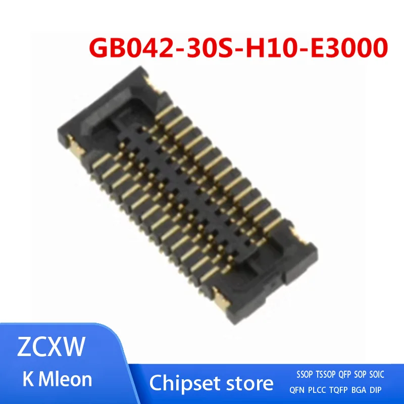 10 unids/lote GB042-30S-H10-E3000 GB042-30P-H10-E3000 0,4mm 30 pines