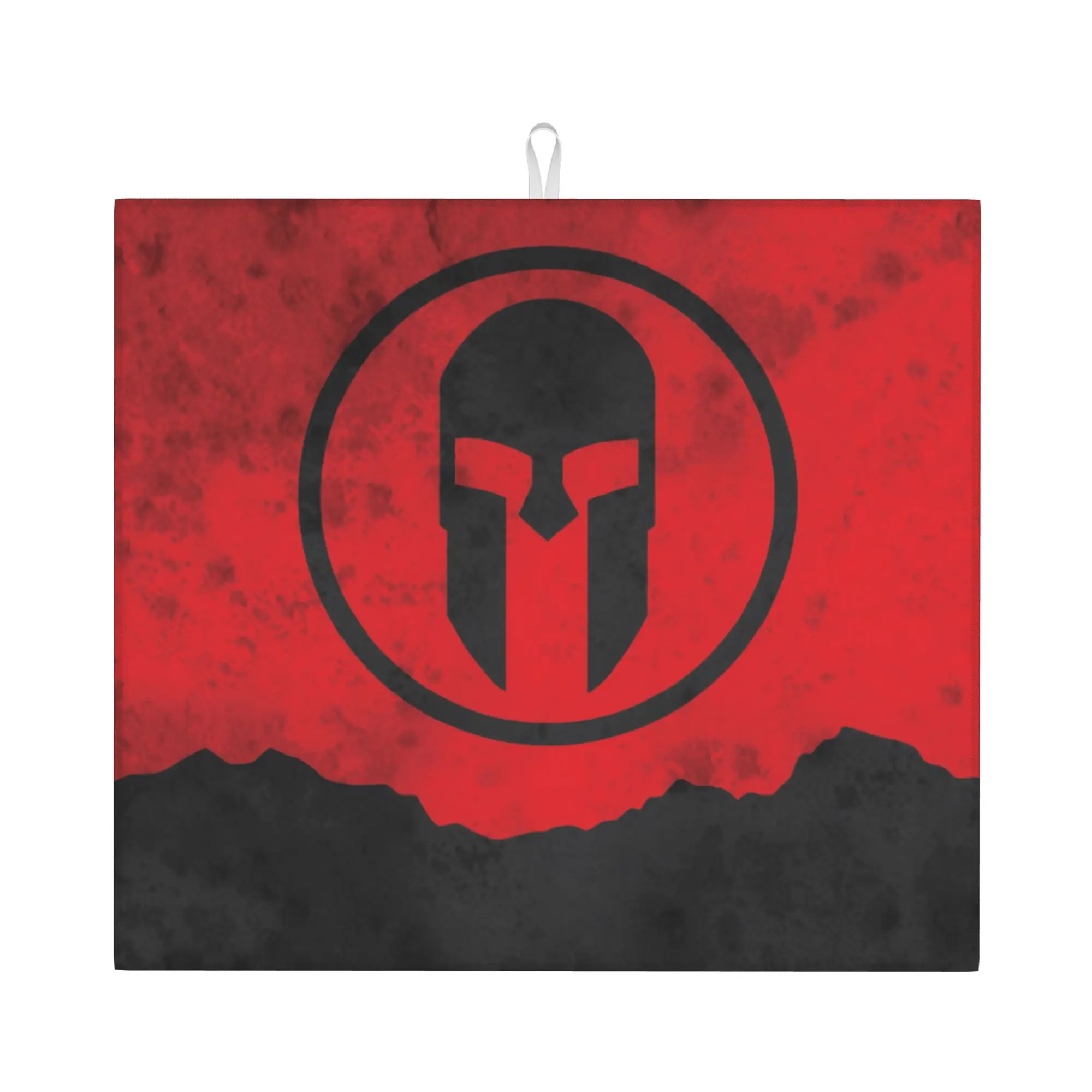 Drying Mat For Kitchen Sparta Spirit Spartan Race Water Absorbent Waterproof Reusable  On Slip Kitchen Counter Protector Mat