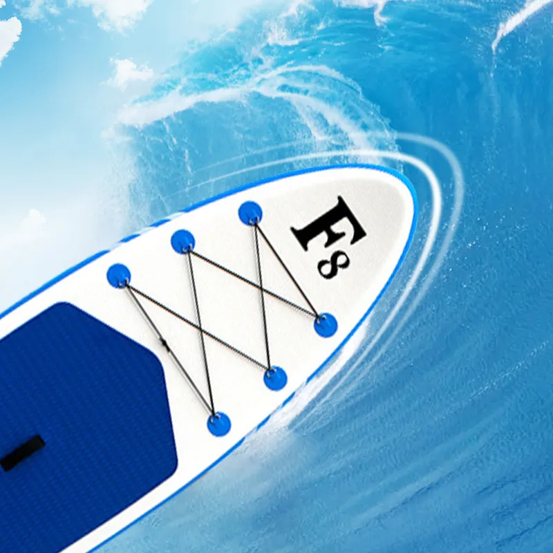 

PVC paddle stand-up wakeboard paddle Stable durable convenient solid newcomer water board inflatable surfboard