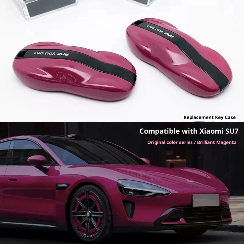 

Car Key Case Original Color for Xiaomi Su7 Max 2024 Remote Control Fob Protective Shell Cover Car Replacement Accessories