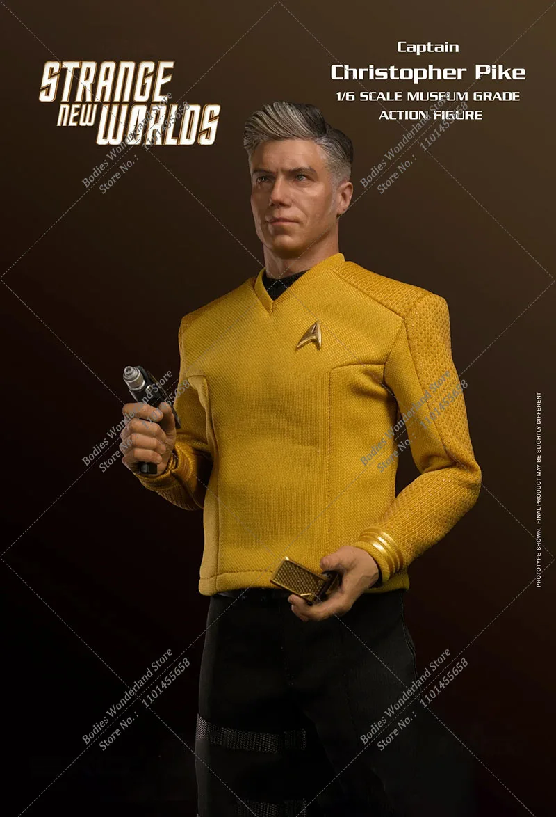 In Stock 1/6 Scale Collectible Science Fiction Film Christopher Pike Full Set 12'' Male Solider Action Figure Full Set Model Toy