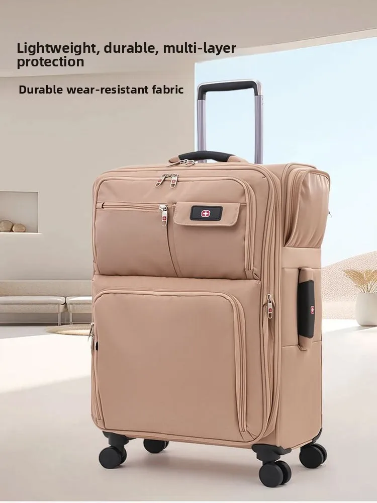 

Мужская парусиновая дорожная сумка из ткани Ox, мужской чемодан для ручной клади с тягой, 24-дюймовая холщовая дорожная сумка большой вместимости, женская...