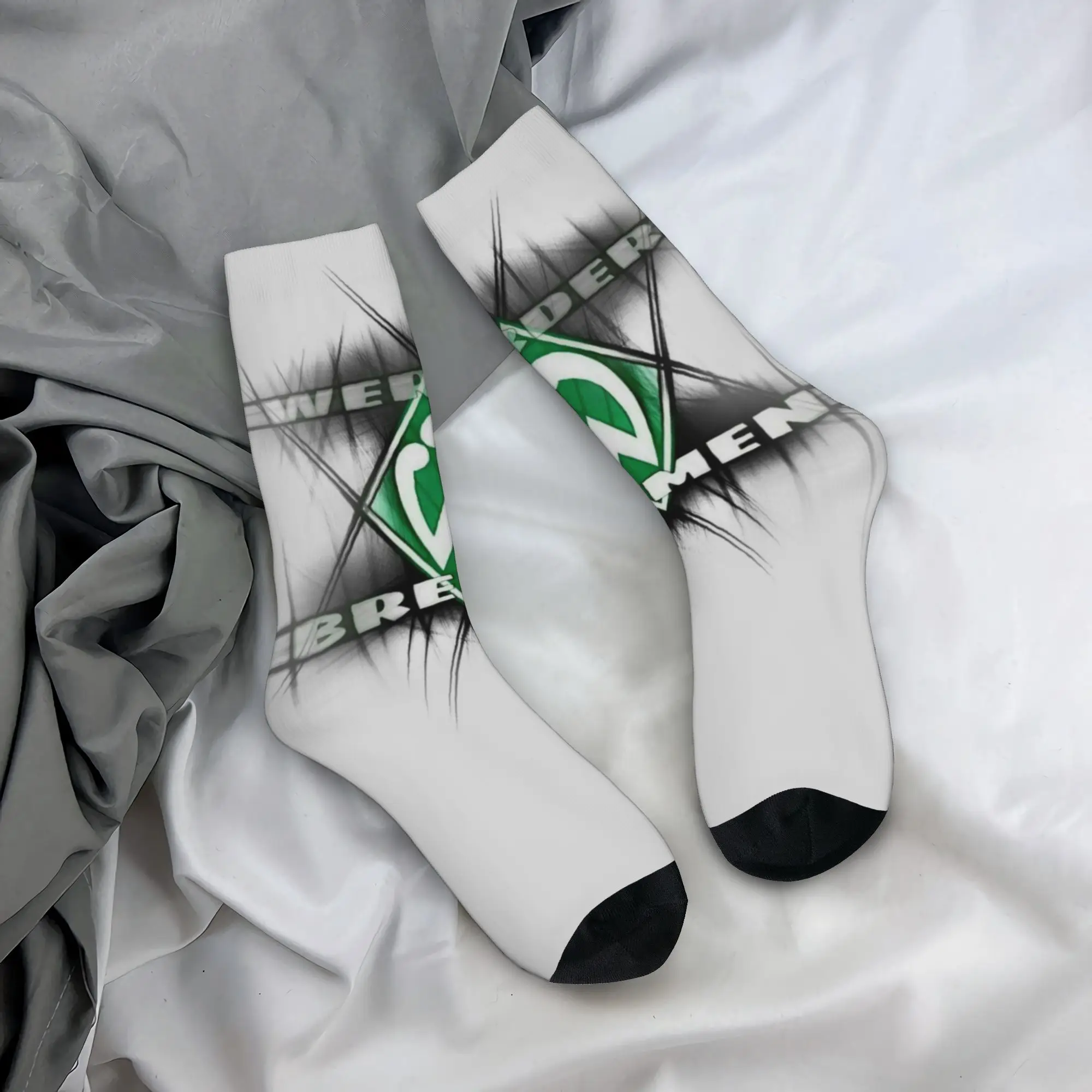 

Hip Hop Werder Bremen Crazy Men's compression Socks Unisex Werder Bremen Harajuku Seamless Printed Funny Novelty Happy Crew Sock