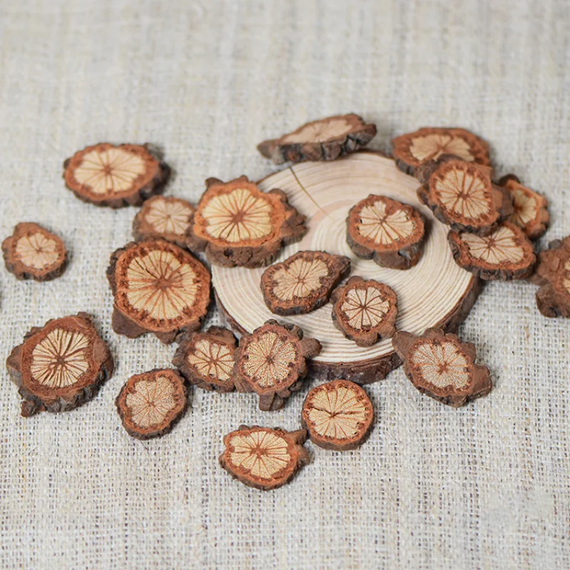 50g Natural Real Dried Wood Pieces Rustic Wreath Decoration Dried Flowers Aromatic Candles DIY Wedding Supplies Decoration