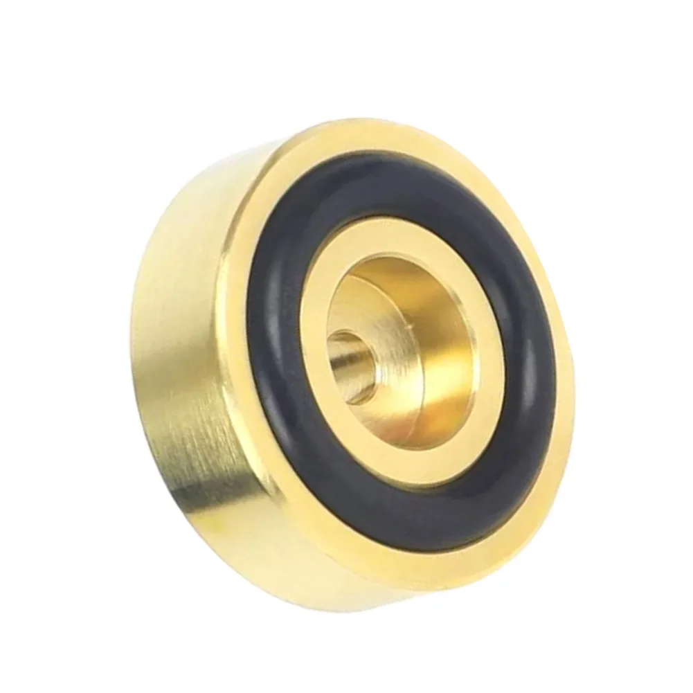 8 Brass Chopping Board Feet with Non-Slip Rubber Pads Designed for Use on Kitchen Cutting Boards and Serving Platters