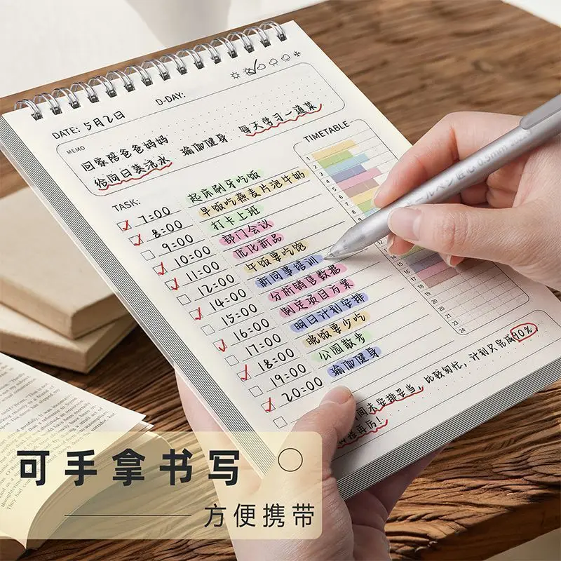 160 صفحة عادة تعقب التقويم للقيام قائمة مخطط دوامة ملزمة يوميا أسبوعيًا وشهريًا عادة المقتفي مجلة ودفتر الهدف #6