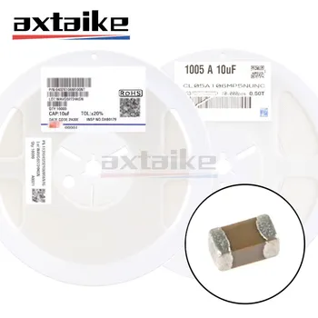 10000pcs 0402 106M 10V 10uF X5R 20% 1005 SMD ceramic capacitor MLCC SMT chip