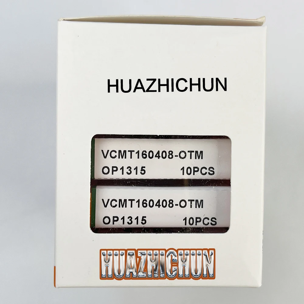 HUAZHICHUN-insertos de carburo VCMT160408-OTM OP1315 CNC para P/M/K