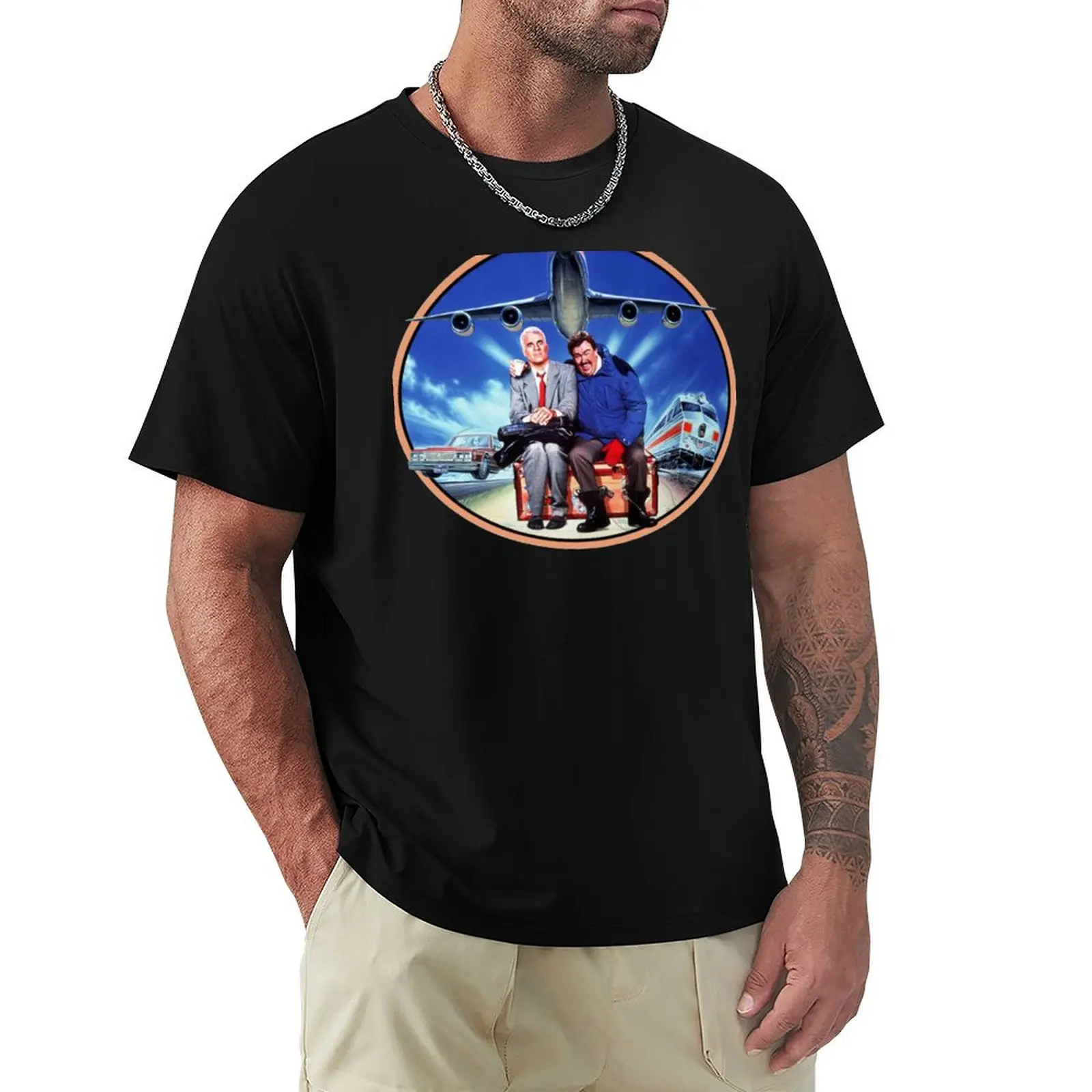 Planes Trains And Automobiles T-Shirt Big and Tall Gym T-Shirt