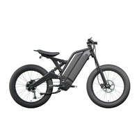 9 Speed 48V 15AH 10AH Dual Lithium Battery Aluminum Alloy Adult Electric Dirt Bike Bafang Central Mid Drive 1000W EBike Fat Tire