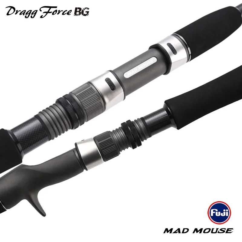 Caña Jigging Madmouse BG KW Fuji – Carbono 1,9m 400g arrastre 30kg - imagen 5