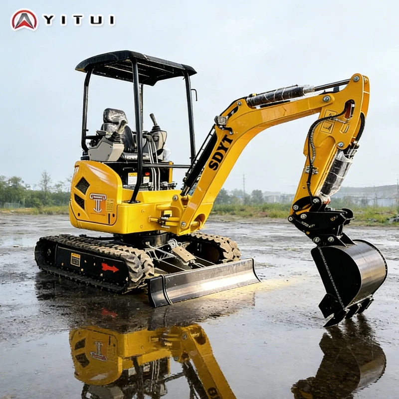 

Hot Sale Compact Hydraulic Mini Excavator For Home & Construction 2.0 Ton Kubota Engine With Attachments Customized