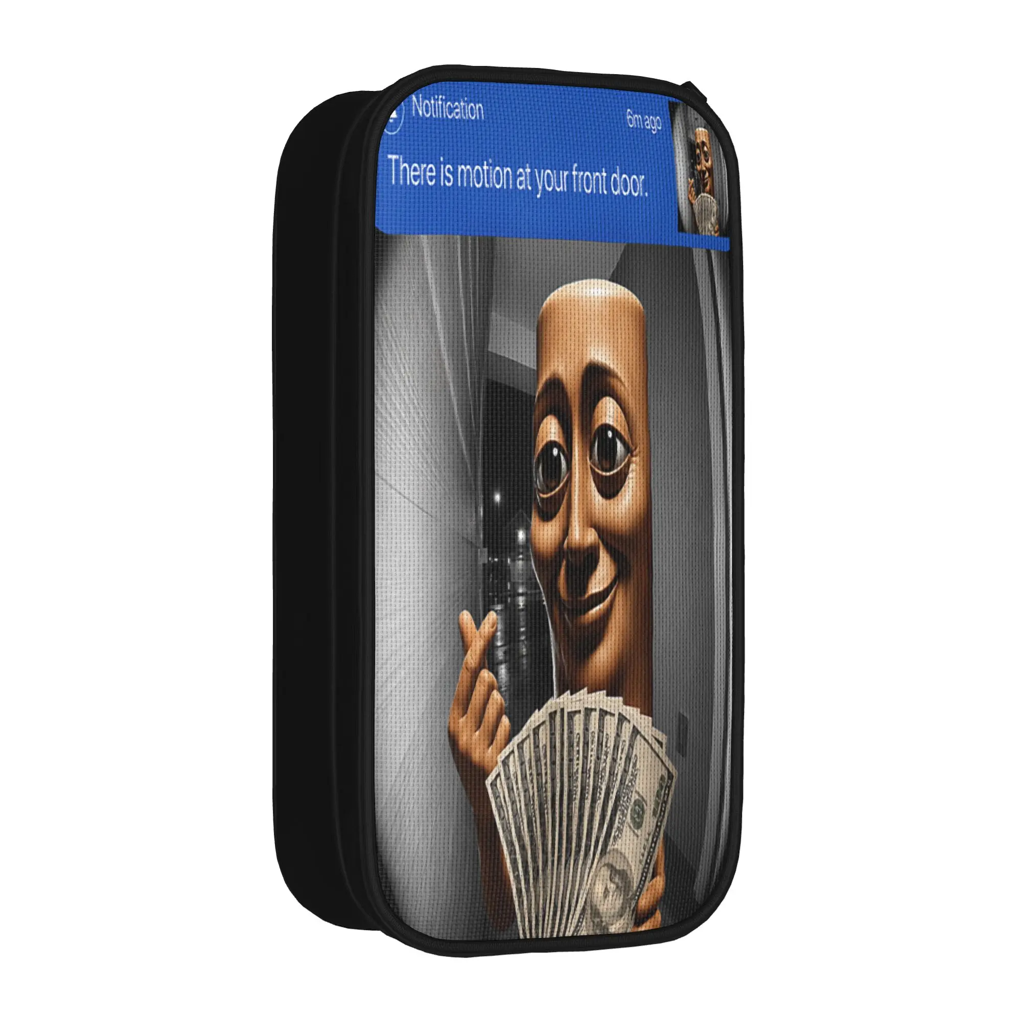 There is Motion At Your Front Door Tung Tung Tung Sahur Meme Pencil Case  Pencil Pouch Boys School Pencil Cases Stationery